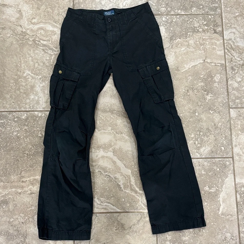 Polo Ralph Lauren‎ Kids Cargo pants black sz 14